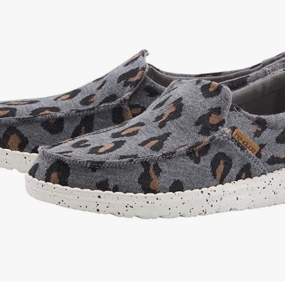 HEY  DUDE WOMEN'S MISTY  CHARCOAL CHEETAH - Picture 6 of 6